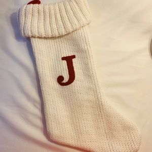 “J” Christmas Stocking